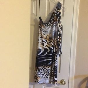Animal print dress